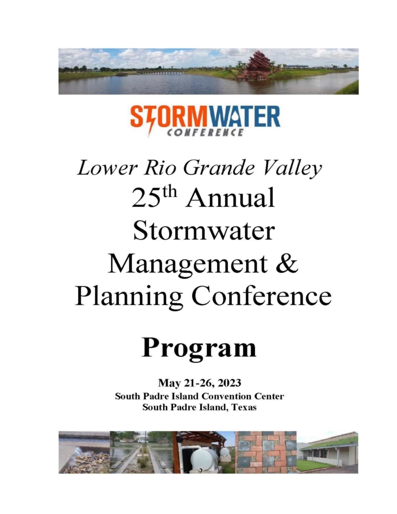 25th Annual Stormwater Conference Lower RGV Stormwater Management